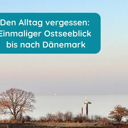 Meerglueck Am Beltblick - Moderne Direkt An Der Ostsee Mit Sauna Fuer Familien Und Paare *