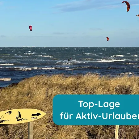 Meerglück Am Beltblick - Moderne Direkt An Der Ostsee Mit Sauna