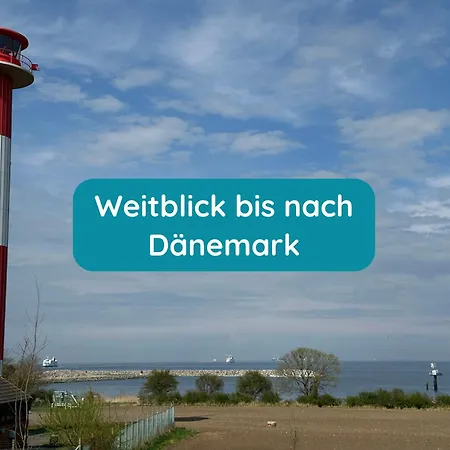 Meerglueck Am Beltblick - Mit Sauna, Blick Auf Ostsee Und Leuchtturm, Nur 150 M Zum 아파트 *