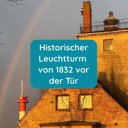 Meerglueck Am Beltblick - Mit Sauna, Blick Auf Ostsee Und Leuchtturm, Nur 150 M Zum 아파트 *