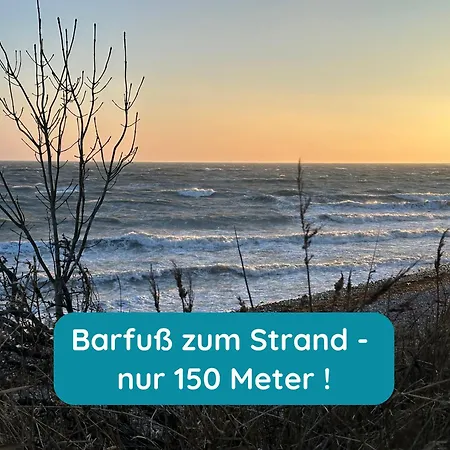 Apartmán Meerglueck Am Beltblick - Moderne Direkt An Der Ostsee Mit Sauna Fuer Familien Und Paare