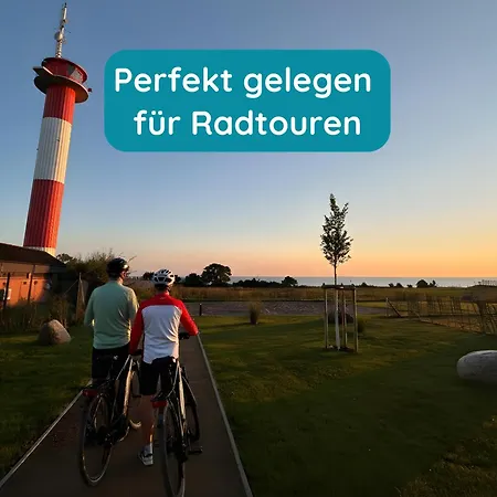 Meerglueck Am Beltblick - Mit Sauna, Blick Auf Ostsee Und Leuchtturm, Nur 150 M Zum 아파트 페마른
