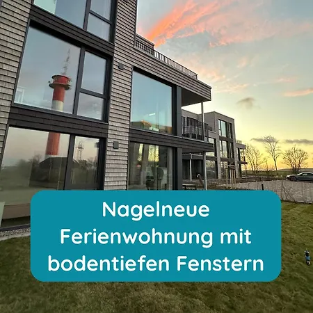 Meerglueck Am Beltblick - Mit Sauna, Blick Auf Ostsee Und Leuchtturm, Nur 150 M Zum