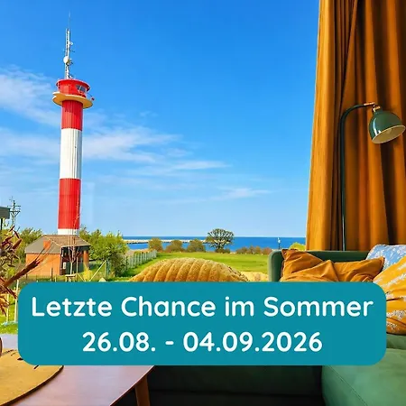 Meerglueck Am Beltblick - Mit Sauna, Blick Auf Ostsee Und Leuchtturm, Nur 150 M Zum * Fehmarn