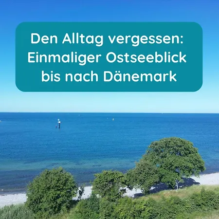 Lejlighed Meerglueck Am Beltblick - Mit Sauna, Blick Auf Ostsee Und Leuchtturm, Nur 150 M Zum Femern