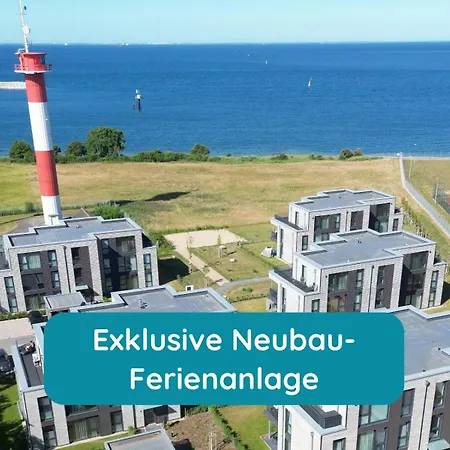 Meerglueck Am Beltblick - Mit Sauna, Blick Auf Ostsee Und Leuchtturm, Nur 150 M Zum 아파트 *